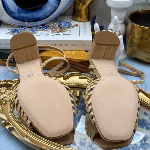 🆕 LOEFFLER RANDALL 🧿 NWOT Riya Braided Mignon Knot Mid-Heel Sandal, Sz 8 - Picture 16 of 16